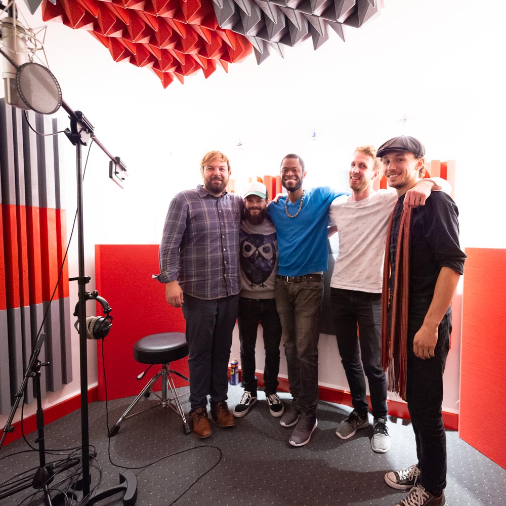Indoluwe at SoundReplay recording studio