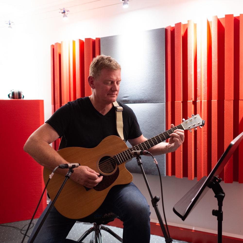 Jeff Wisnom at SoundReplay recording studio